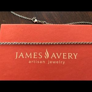 James Avery sterling silver 28” cable chain